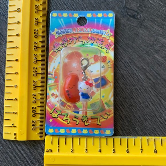 2005 HELLO KITTY MENTAIKO CELL CHARM - Picture 1 of 7